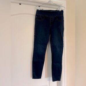 Dark blue jegging with elastic waist